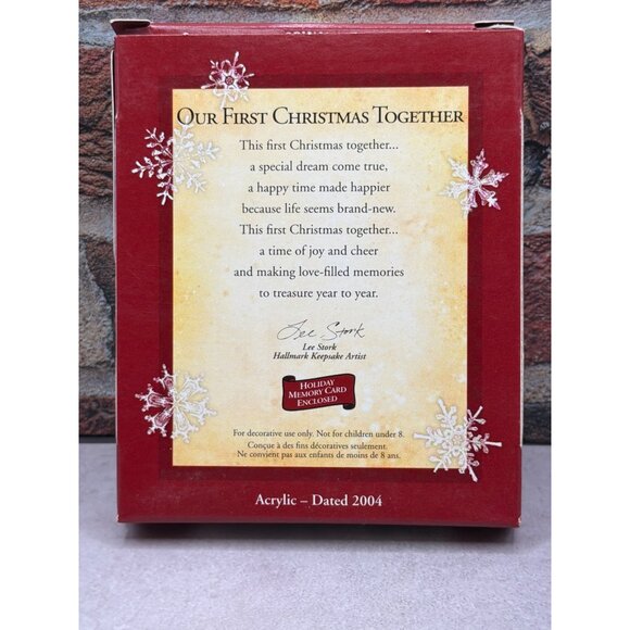 Hallmark Keepsake Ornament Our First Christmas Together 2004 - Picture 2 of 5